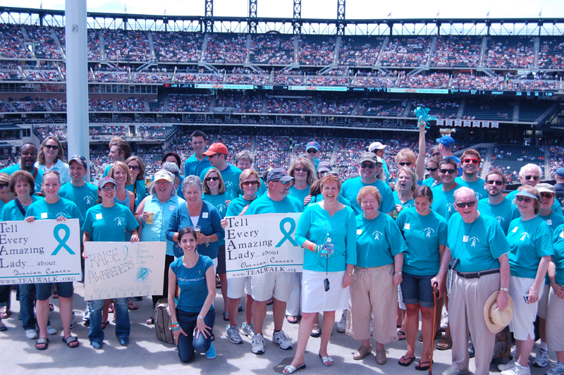 T.E.A.L. at Citifield's 1st Ovarian Cancer Day - 2012